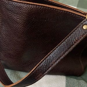 Pre-loved Portland leather Triangle handbag.